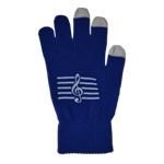 Touchscreen Gloves G-Clef Blue