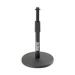 On Stage Adjustable Desktop Mic Stand - Black