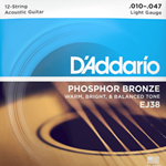 D'Addario Ej38 12 String - Light