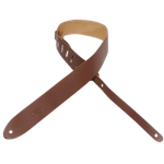 Levy'S Brown Leather Guitar Strap