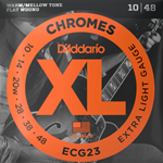 D'Addario Ecg23 Chrome Flat Wound Guitar Strings