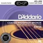 D'Addario Exp Coated Acoustic Guitar Strings