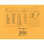 Band/Orchestra Concert Size Filing Envelope