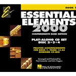 Essential Elements for Band: Book 1 - Play-Along CD Set for Brass/ Woodwinds: Discs 2, 3 & 4 (Exercises 59-end)