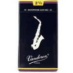 Vandoren Alto Sax Reeds #2.5 10 Pack