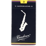 Vandoren Alto Sax Reeds #3 10 Pack