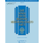 Easy Songs for the Beginning Mezzo-Soprano/Alto, Part II