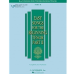 Easy Songs for the Beginning Tenor, Part II