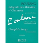 Intégrale des Mélodies et Chansons (Complete Songs), Volume 1