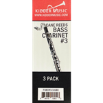 KMS Bass Clarinet Reeds #3   3 Pack