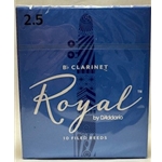 Rico Royal Clarinet Reeds #2.5         10 Pack