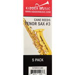 Kidder Music Service 5-Pack Tenor Sax Reeds #3