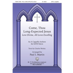 Come, Thou Long-expected Jesus/love Divine, All Love's Excelling - SATB a cappella