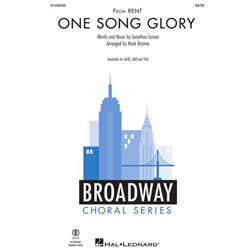 One Song Glory (from Rent) - SATB