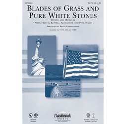 Blades of Grass and Pure White Stones