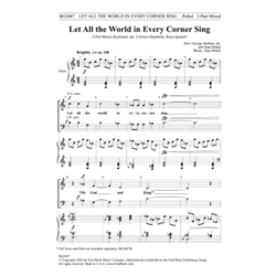 Let All the World In Every Corner Sing- 2-Part Mixed