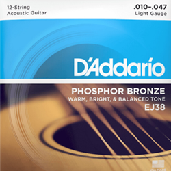 D'Addario Ej38 12 String - Light