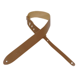 Levy'S Tan Leather Guitar Strap