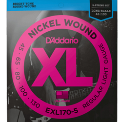 D'Addario Bass Set Exl 170-5