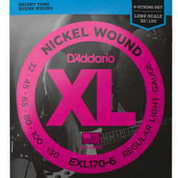 D'Addario Bass Strings - Exl170-6 6 String