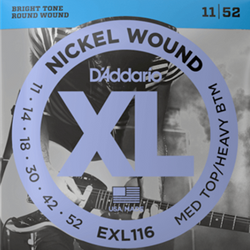 D'Addario Exl116 Guitar Strings - Med Top Heavy Bottom