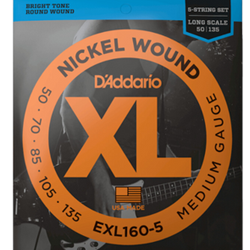 D'Addario Exl160-5 Bass Strings