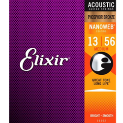 Elixir Phosphor Bronze Nanoweb Acoustic - 13-56