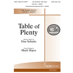 Table of Plenty - SATB