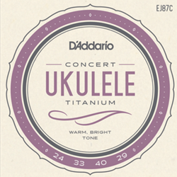 D'Addario Ej87c Titanium Concert Ukulele Strings