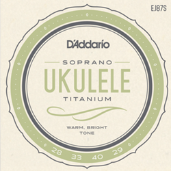 D'Addario Ej87s Titanium Soprano Ukulele String