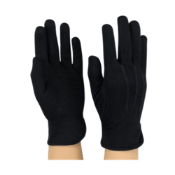 Cotton Glove Black Large