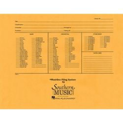 Band/Orchestra Concert Size Filing Envelope