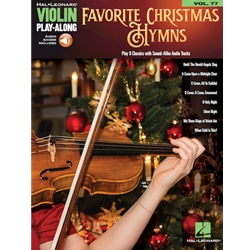 Favorite Christmas Hymns: Violin Play-Along Volume 77