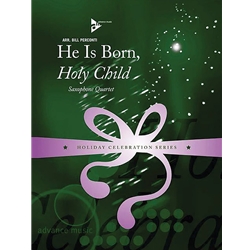 He Is Born, Holy Child - Sax Quartet