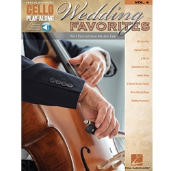 Wedding Favorites: Cello Play-Along Volume 4