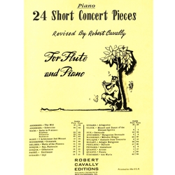 24 Short Concert Pieces - Flute/Piano