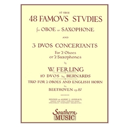 48 Famous Studies for Oboe or Saxophone (1st and 3rd Part)