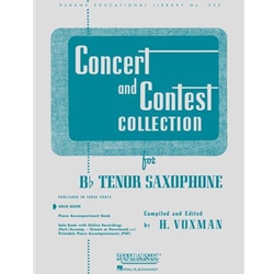 Concert and Contest Collection for Tenor Saxophone