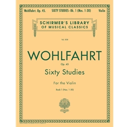 Wohlfahrt: 60 Studies, Op. 45, Book 1