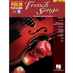 French Songs: Violin Play-Along Volume 44