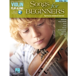 Songs for Beginners: Violin Play-Along Volume 50