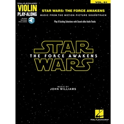 Star Wars: The Force Awakens<br>Violin Play-Along Volume 61