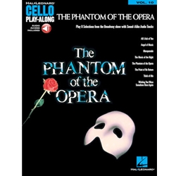 The Phantom of the Opera: Cello Play-Along Volume 10