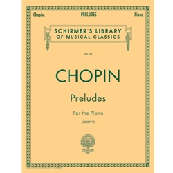 Preludes, Schirmer Library of Classics Volume 34