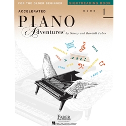 Accelerated Piano Adventures for the Older Beginner: Sightreading Book