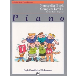 Alfred's Basic Piano Library: Complete Notespeller Book