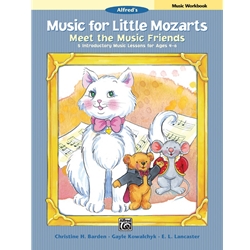 Music for Little Mozarts: Meet the Music Friends Music Workbook