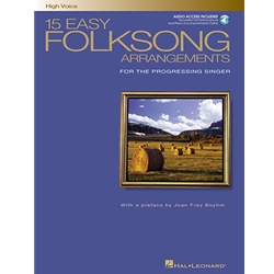 15 Easy Folksong Arrangements for the Progressing Singer