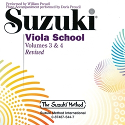 Suzuki Viola School<br>Volumes 3 & 4 CD