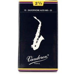 Vandoren Alto Sax Reeds #2.5 10 Pack